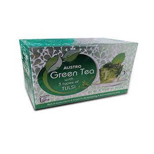 GREEN TEA WITH 3 TYPES OF TULSI - 25 TEA BAGS